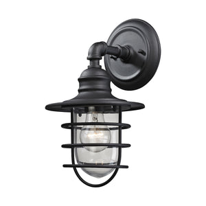 Vandon 13'' High 1-Light Outdoor Sconce - Textured Matte Black 45212/1 Elk Lighting