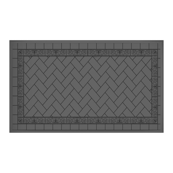 English Elm 7-Piece All-Weather Cast Aluminum Dining Set With 6 Swivel Chairs & Rectangular Table For Outdoor Fun P3 W1710S00286-GIGA