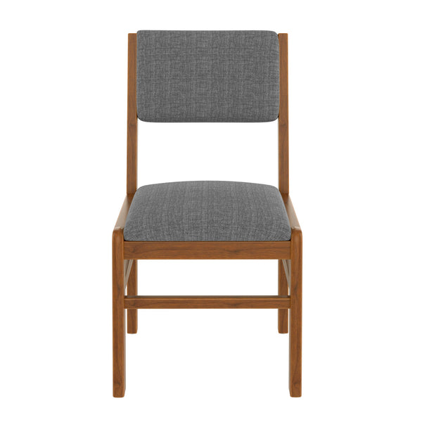 English Elm Dining Chairs Set Of 4 – Mid-Century Modern Upholstered Kitchen Seats For Stylish Dining Spaces N752P271215E
