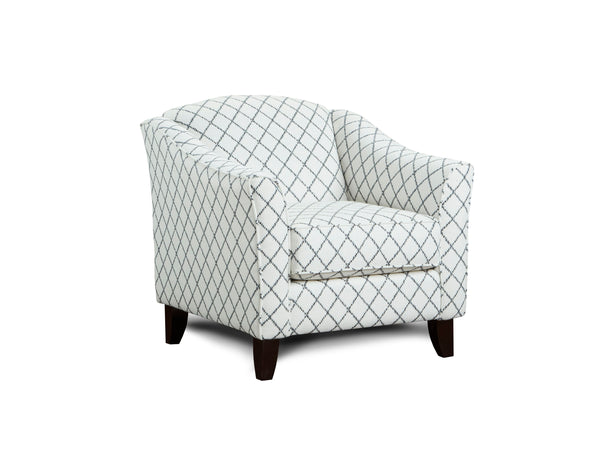 Fusion Macarena Muse Blue Accent Chair - Stylish Flared Arms, Durable Comfort, Perfect For Any Space Multi Ws,80% Polypropylene,20% Polyester 452 Muse Blue Accent Chair