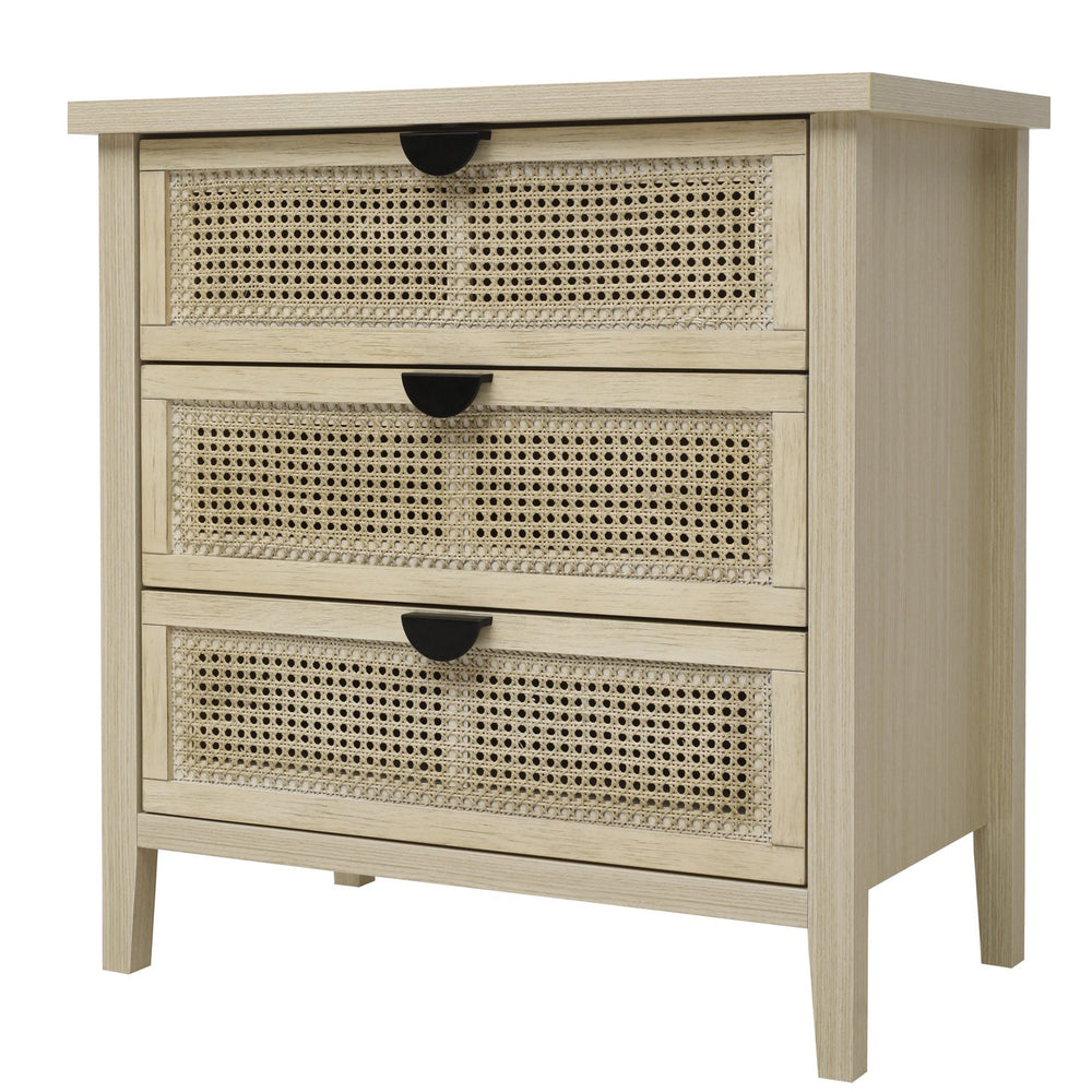 English Elm 3 Drawer Cabinet - Stylish American Design For Bedroom, Living Room, Or Study Storage Solution W688P225269