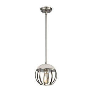 Urban Form 8'' Wide 1-Light Mini Pendant - Black 45337/1 Elk Lighting