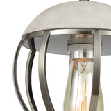 Urban Form 8'' Wide 1-Light Mini Pendant - Black 45337/1 Elk Lighting