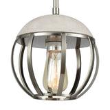 Urban Form 8'' Wide 1-Light Mini Pendant - Black 45337/1 Elk Lighting