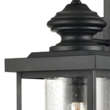 Minersville 21'' High 1-Light Outdoor Sconce - Matte Black 45451/1 Elk Lighting