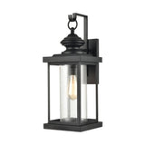 Minersville 21'' High 1-Light Outdoor Sconce - Matte Black 45451/1 Elk Lighting