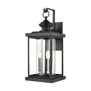 Minersville 23'' High 3-Light Outdoor Sconce - Matte Black 45452/3 Elk Lighting