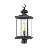 Minersville 23'' High 1-Light Outdoor Post Light - Matte Black 45454/1 Elk Lighting