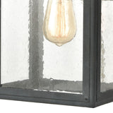 Heritage Hills 19'' High 1-Light Outdoor Sconce - Aged Zinc 45482/1 Elk Lighting