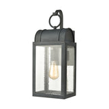 Heritage Hills 19'' High 1-Light Outdoor Sconce - Aged Zinc 45482/1 Elk Lighting