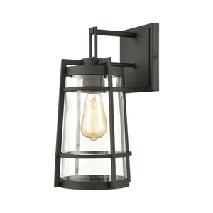 Crofton 15'' High 1-Light Outdoor Sconce - Charcoal 45491/1 Elk Lighting