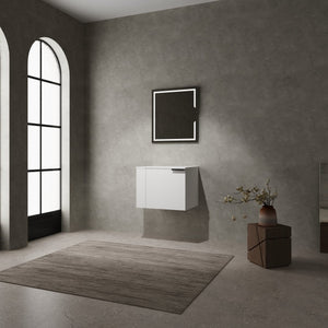 English Elm 24" Modern Bathroom Vanity Cabinet For Large Spaces - Stylish Storage & Customizable Sink Options W1972P204942
