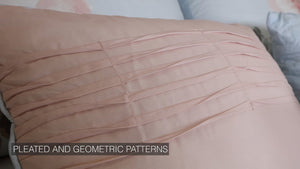 English Elm Ridgely Blush 7-Piece Queen Comforter Set - Soft Floral Design, Cotton & Polyester Blend For Comfort B340P341959-GIGA