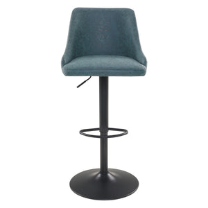OSP Home Furnishings Sylmar Height Adjustable Stool Navy