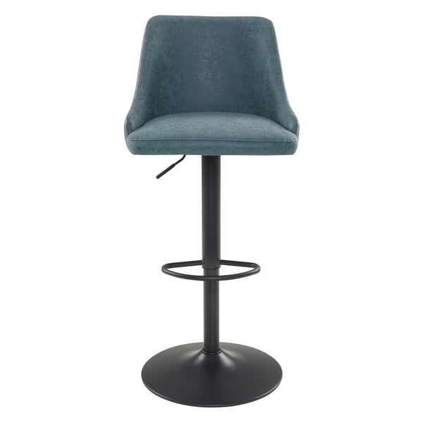 OSP Home Furnishings Sylmar Height Adjustable Stool Navy