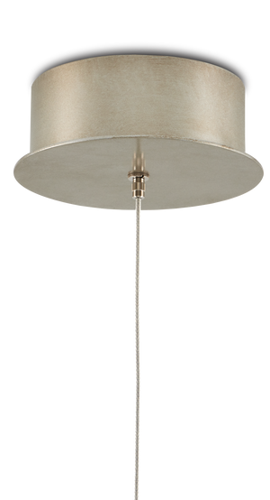 Palatino Multi-Drop Pendant Light – Celestial Glass Shade with Blue and Silver Finish for Elegance