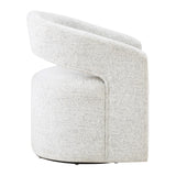 OSP Home Furnishings Devin Swivel Chair White