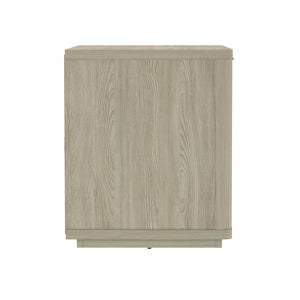 English Elm Evelyn 32" Nightstand In Natural Finish - Modern Minimalist Design With 1 Drawer & Open Shelf Storage B365P398519