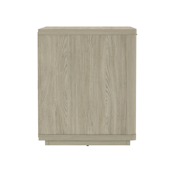 English Elm Evelyn 32" Nightstand In Natural Finish - Modern Minimalist Design With 1 Drawer & Open Shelf Storage B365P398519