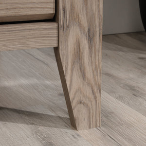 English Elm Dresser, Stylish Brown Finish With Ample Storage, Smooth Glides & Compact Design For Any Room B356P402691