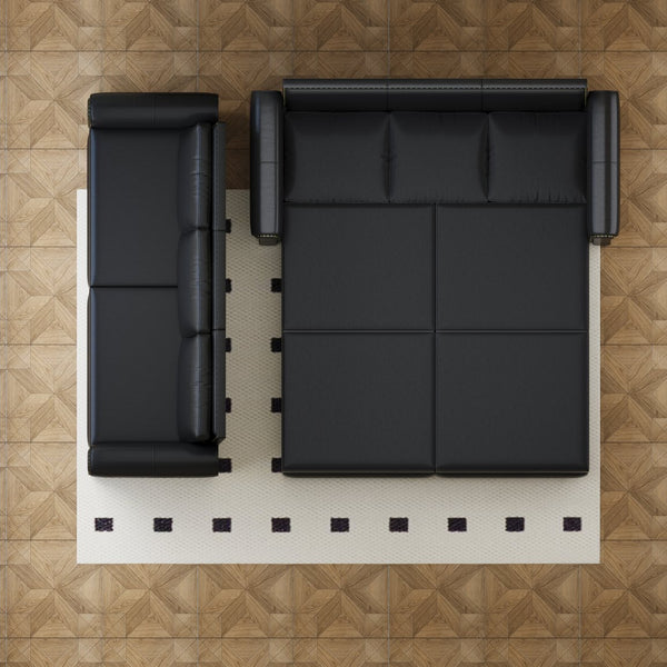 English Elm Chesterfield Sofa: 3-In-1 Faux Leather Convertible Sleeper Bed With Nailhead Trim, Perfect For Any Room W1885S00094