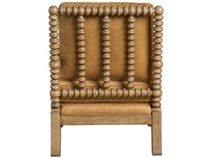 Universal Furniture Soho Chair - Elegant Accent With Whimsical Design, Carved Frame & Plush Comfort For Any Room Brown 100% Leather 457505-1771-1-universal