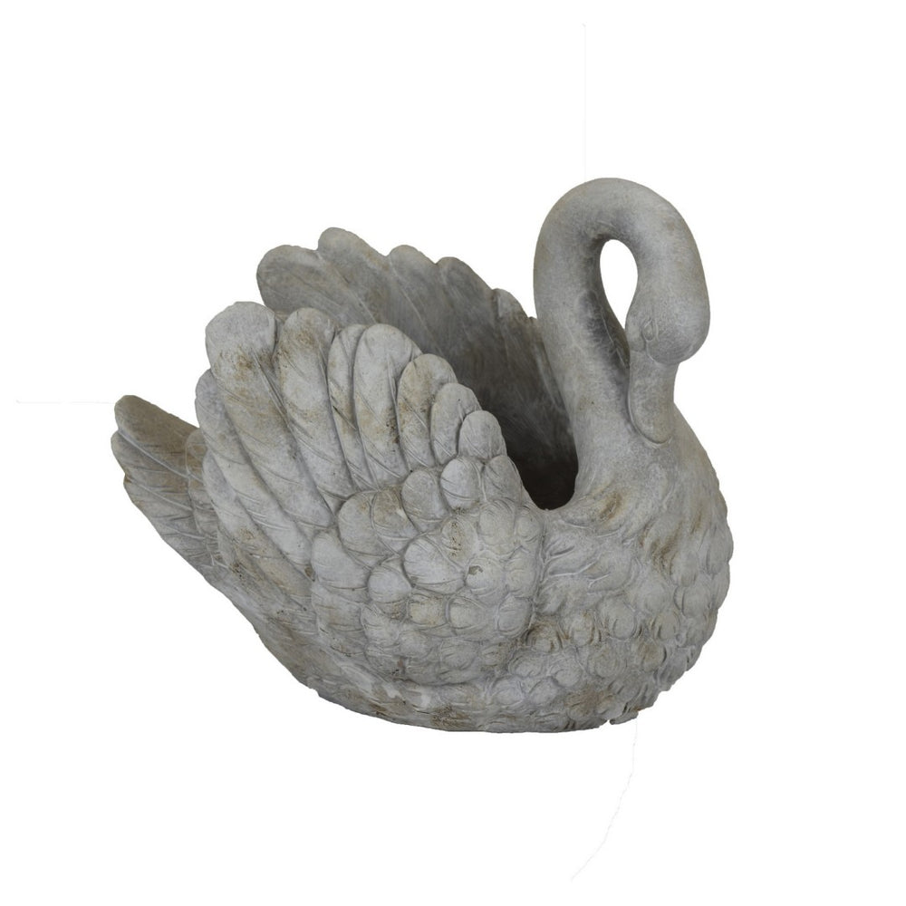 English Elm Lyna Glossy Ceramic Planter Set Speckled Glaze Rounded Form for Indoor Shelves B056P416937