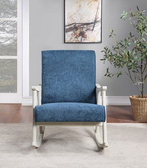 OSP Home Furnishings Gainsborough Rocker Navy