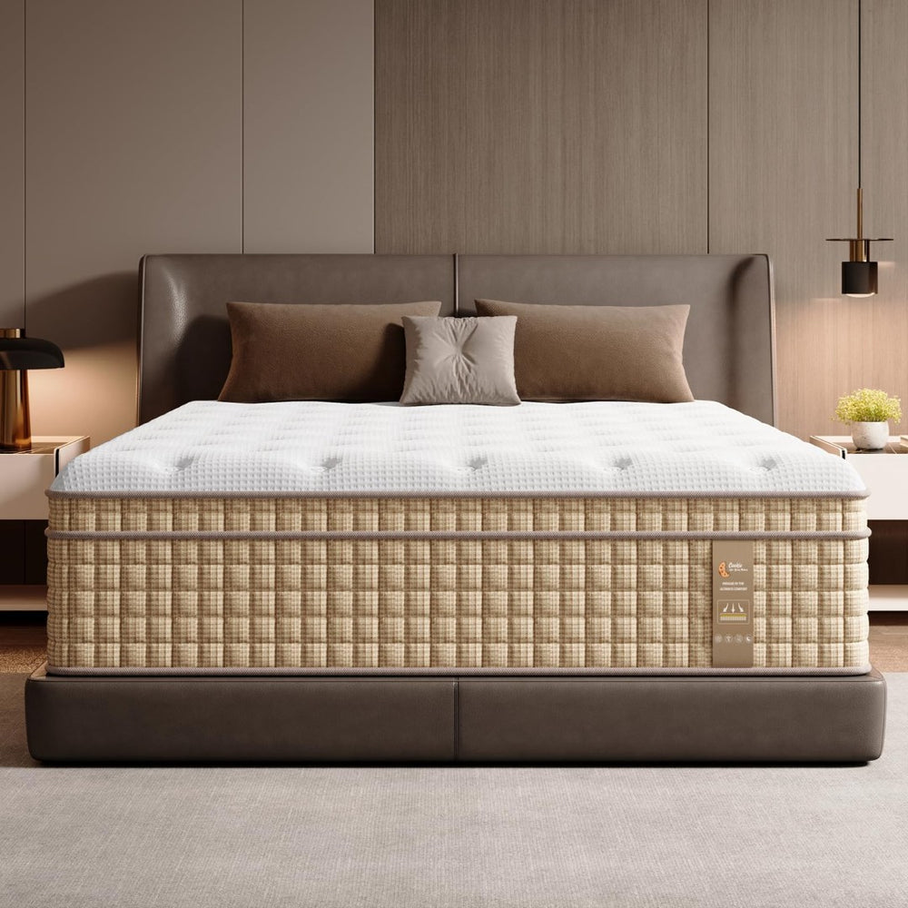 English Elm 14 Inch Queen Hybrid Mattress Gel Foam Pocket Springs Cooling Certipur Certified B2716P242969