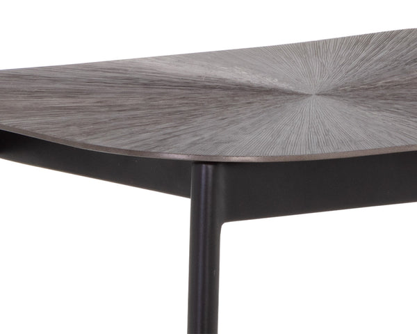 Sunpan Keanu Dining Chair - Modern Elegance with Unique Starburst Design, Crafted by Skilled Artisans Gunmetal