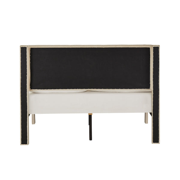 Sloan Pleated Velvet Platform Storage Bed Modern Upholstered Bedroom Frame