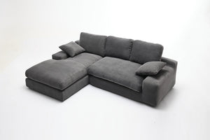 English Elm 99*69" Modular L-Shaped Sectional Sofa Set - Modern Minimalist Design, No Assembly, Versatile Comfort! W1829S00058