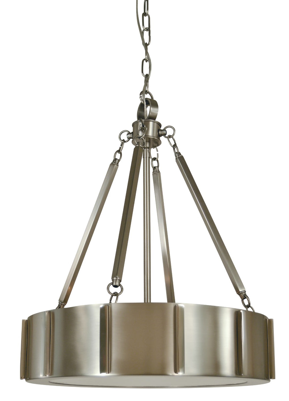 Framburg 4-light Stunning Pantheon Pendant With Opalescent Glass Diffuser | Handcrafted American Elegance Mahogany Bronze With Antique Brass Metal 4594 Mb/Ab
