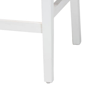 English Elm Modern Seagrass Woven Acacia Wood Dining Chair Set Bohemian Organic Style B2750P467773