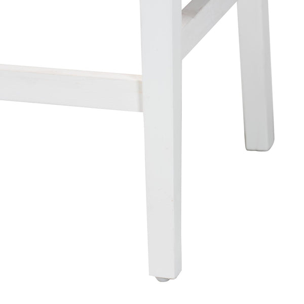 English Elm Modern Seagrass Woven Acacia Wood Dining Chair Set Bohemian Organic Style B2750P467773