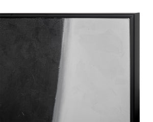 Sunpan Double Cross Wall Art - Hand-Painted Black and White Diptych for Modern Home Décor, Set of 2