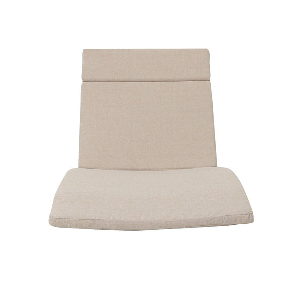 English Elm Christopher Knight Home® - 52005.00Cush-Tbge Stylish Outdoor Chaise Lounge Cushion In Textured Beige For Ultimate Comfort & Fit N775P230263B