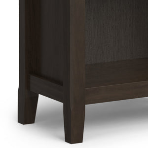 English Elm Amherst 24-Inch Solid Wood Bookcase: Stylish Hickory Brown Storage With Adjustable Shelves & More! B136P238601
