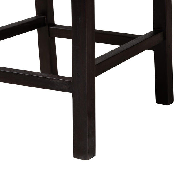 English Elm Modern Seagrass Woven Acacia Wood Dining Chair Set Bohemian Organic Style B2750P467671