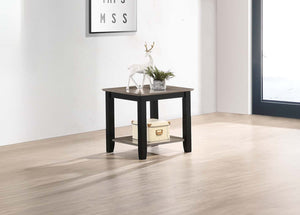 English Elm Modern Walnut Veneer Console Table with Open Shelf, Solid Rubberwood Legs, Sleek Living Room Accent Piece Black,Black+ Gray,Gray 30 L x 25 W x 6 H B011P396182
