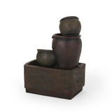 Christopher Knight Home® - Noble House - Bochas Fountain, Rustic Multi-Brown