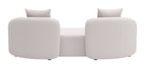 Sunny Isles Loveseat Beige 704019 Zuo Modern