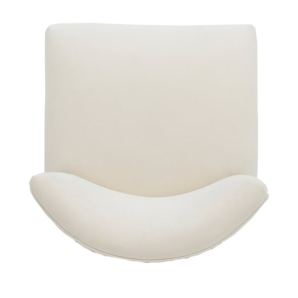 English Elm Christopher Knight Home® - 27inch-counterstool, modern rubberwood frame with light fabric upholstery, gold circular footrest accent Beige N780P224409B