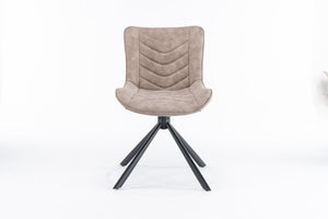 English Elm Mid-Century Modern Tufted Wingback Dining Chair Set Of 2 - Stylish Swivel Chairs For Home & Office T3903P405991