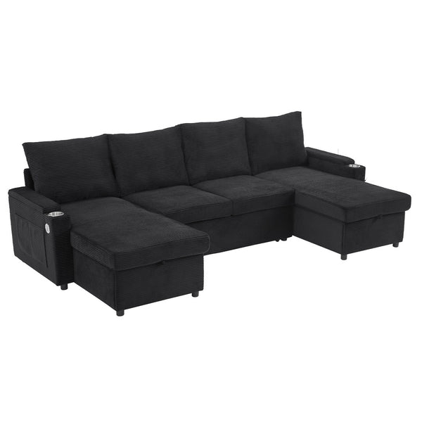 English Elm Swivel Barrel Accent Chair Chenille Tufted Round Club Seat for Living Room Lounge Black N719S002190B