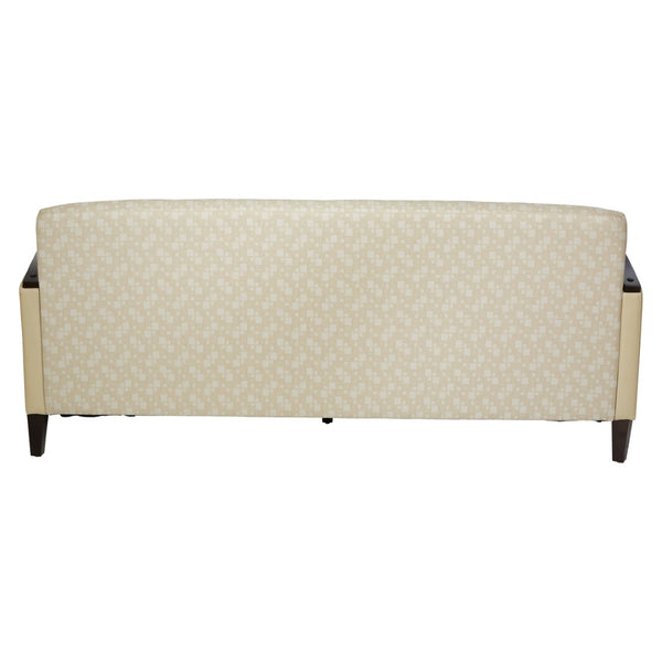 OSP Home Furnishings Main Street Two-tone Upholstered Accent Chair with Tapered Wood Legs for Modern Living Birch MST53-K106/R104