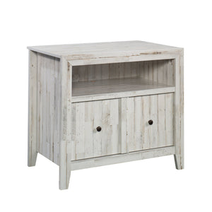 English Elm Lateral File In White Finish - Stylish, Secure Storage Solution For Home Office & Living Spaces B356P354423