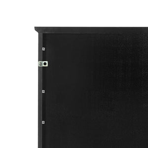 English Elm 72.2'' Tall Freestanding Bathroom Cabinet with 3 Drawers, Adjustable Shelf, Soft-Close Doors, Modern Elegant Design Black N729P296769B