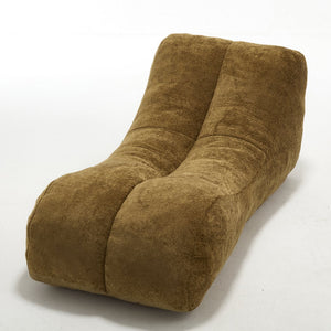 English Elm Creative Bean Bag Sofa Chair with Plush Superfiber Cover and Soft Foam Filling for Luxe Comfort Brown W1996P266259