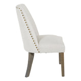 OSP Home Furnishings Evelina Chair 2 per Carton Anthony Cement